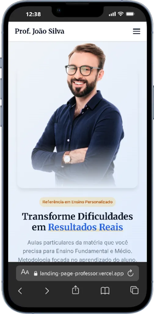 Site Professor Mobile