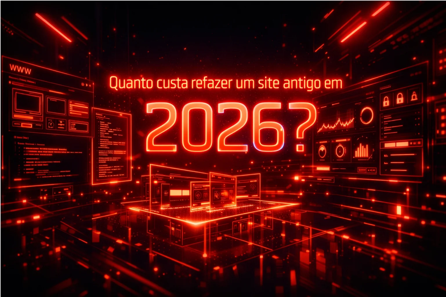 Quanto custa refazer um site antigo em 2026?